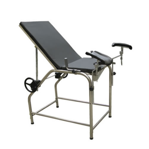 HZ-2B Stainless Steel Gynecology Bed by Double-Folding